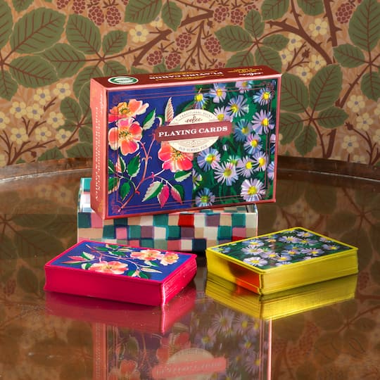 eeBoo Piece & Love Roses & Asters Playing Card Decks